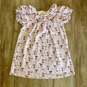 Smockingbird Dress Witch Fairies Knit Girls 5 Knit